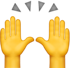 Raising hands Emoji